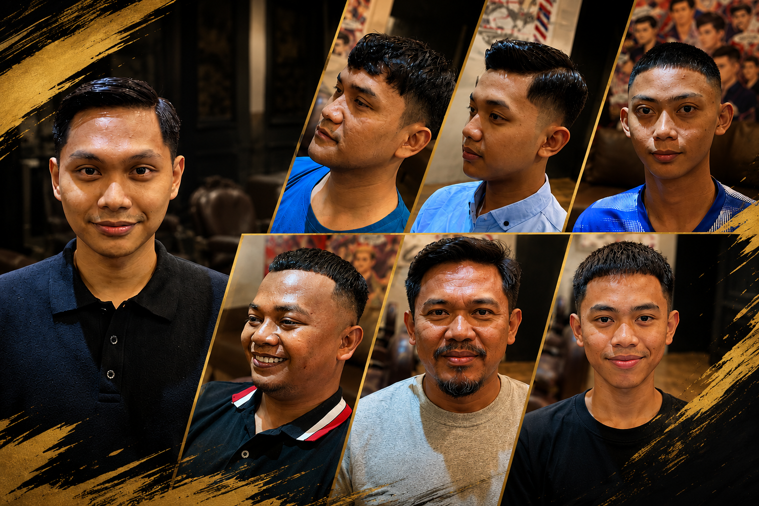 Koleksi hasil potongan rambut Gunting Nusantara
